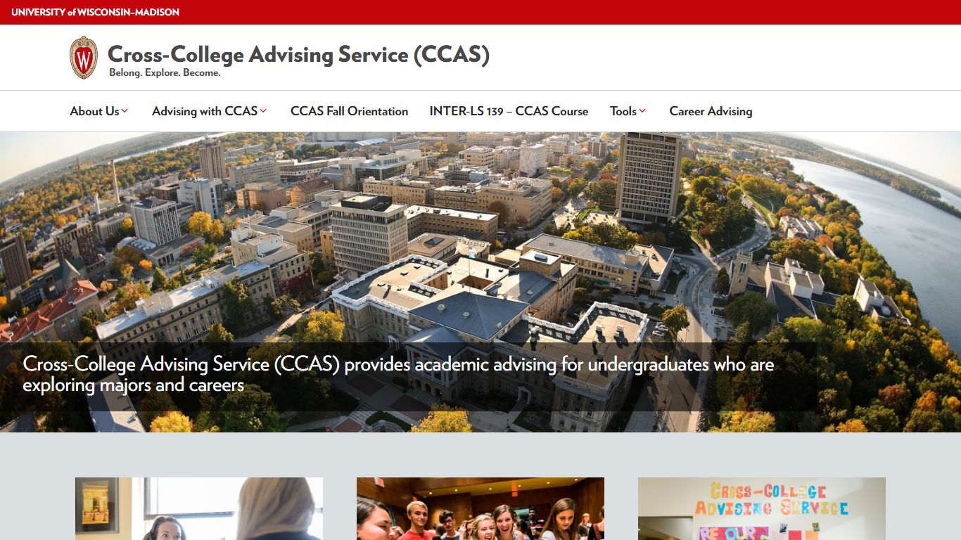 Cross-College Advising Service (CCAS) - UW–Madison